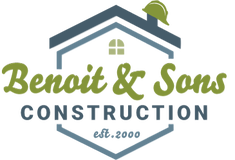 Benoit & Sons Construction logo and link to Home